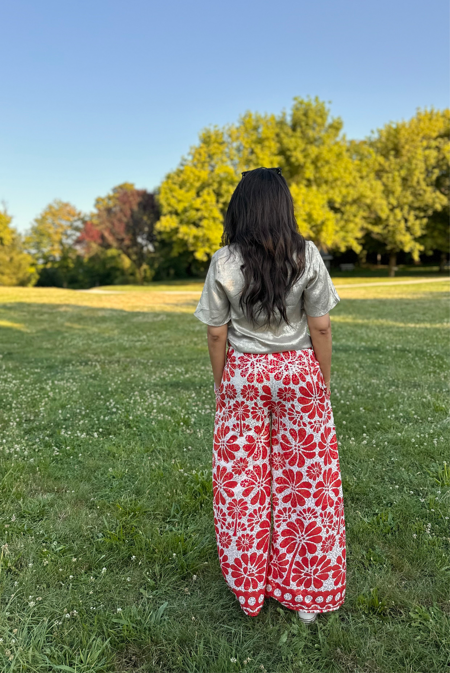 Pantalon India Rouge