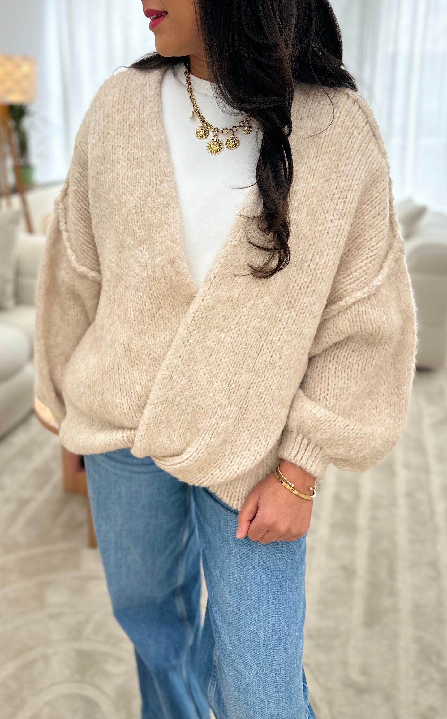 Gilet Giselle beige
