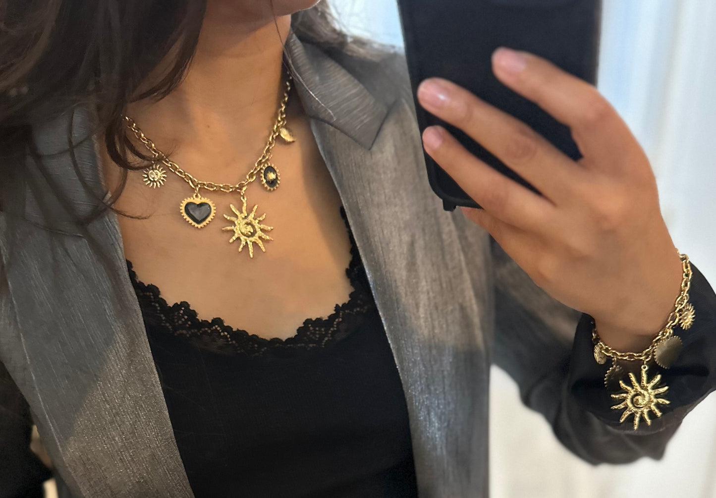 Collier Sia Black
