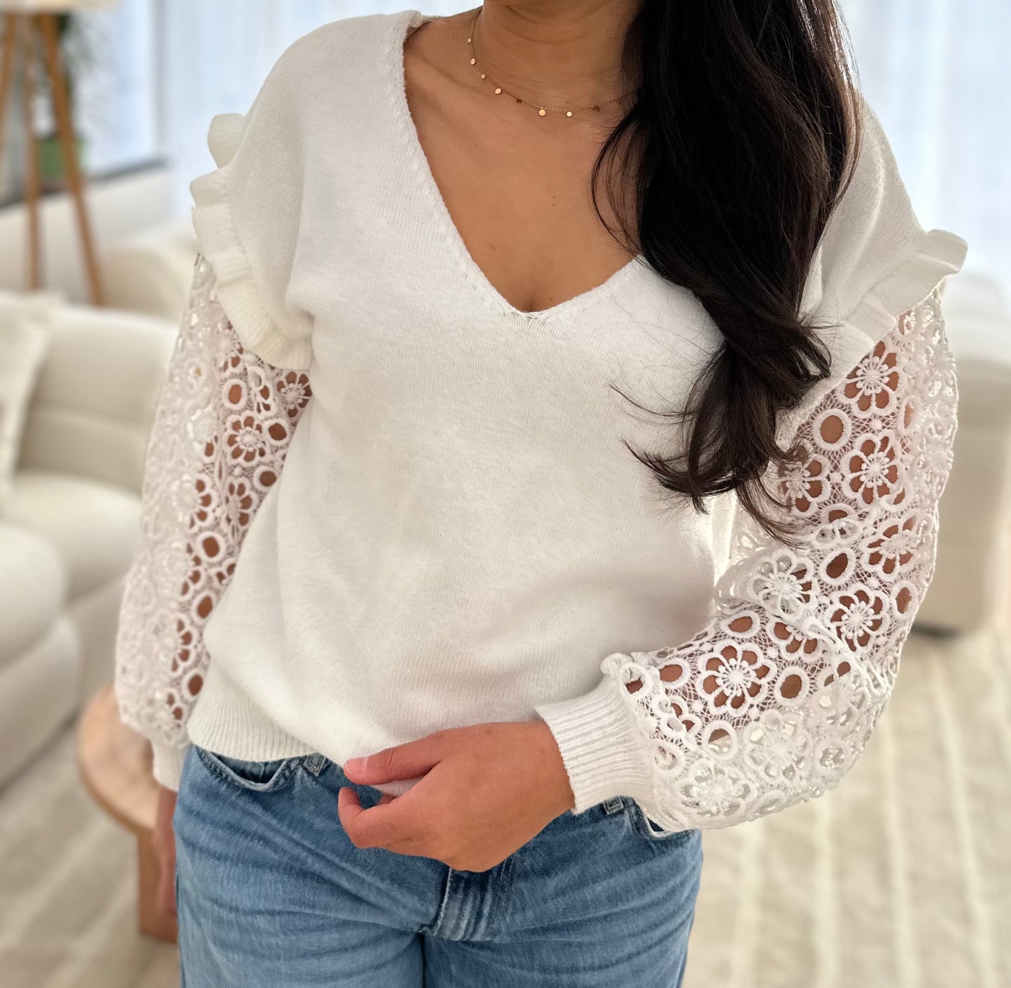 Pull Dentelle Belle