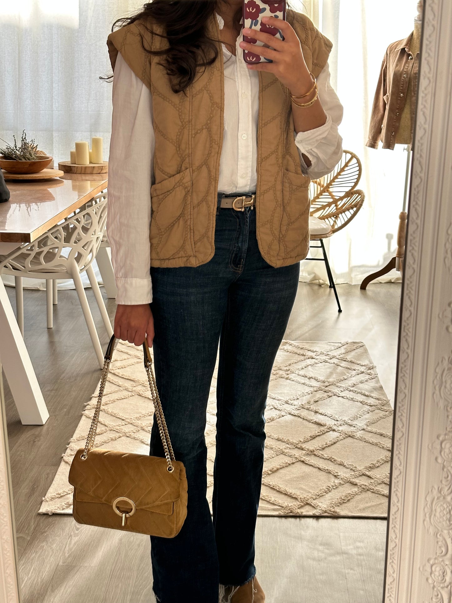 Veste Sans Manche Camel