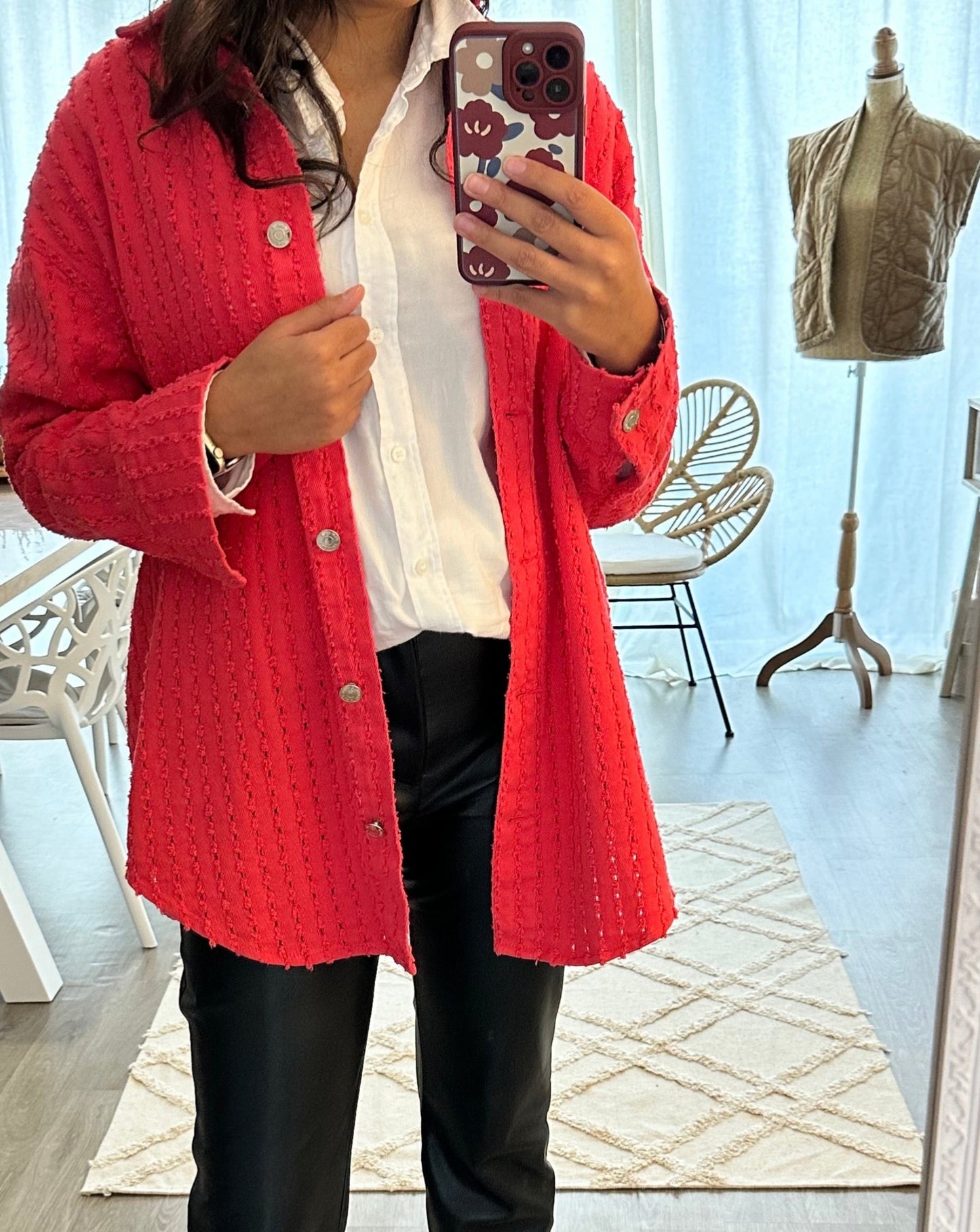 Chemise Oversize Fushia