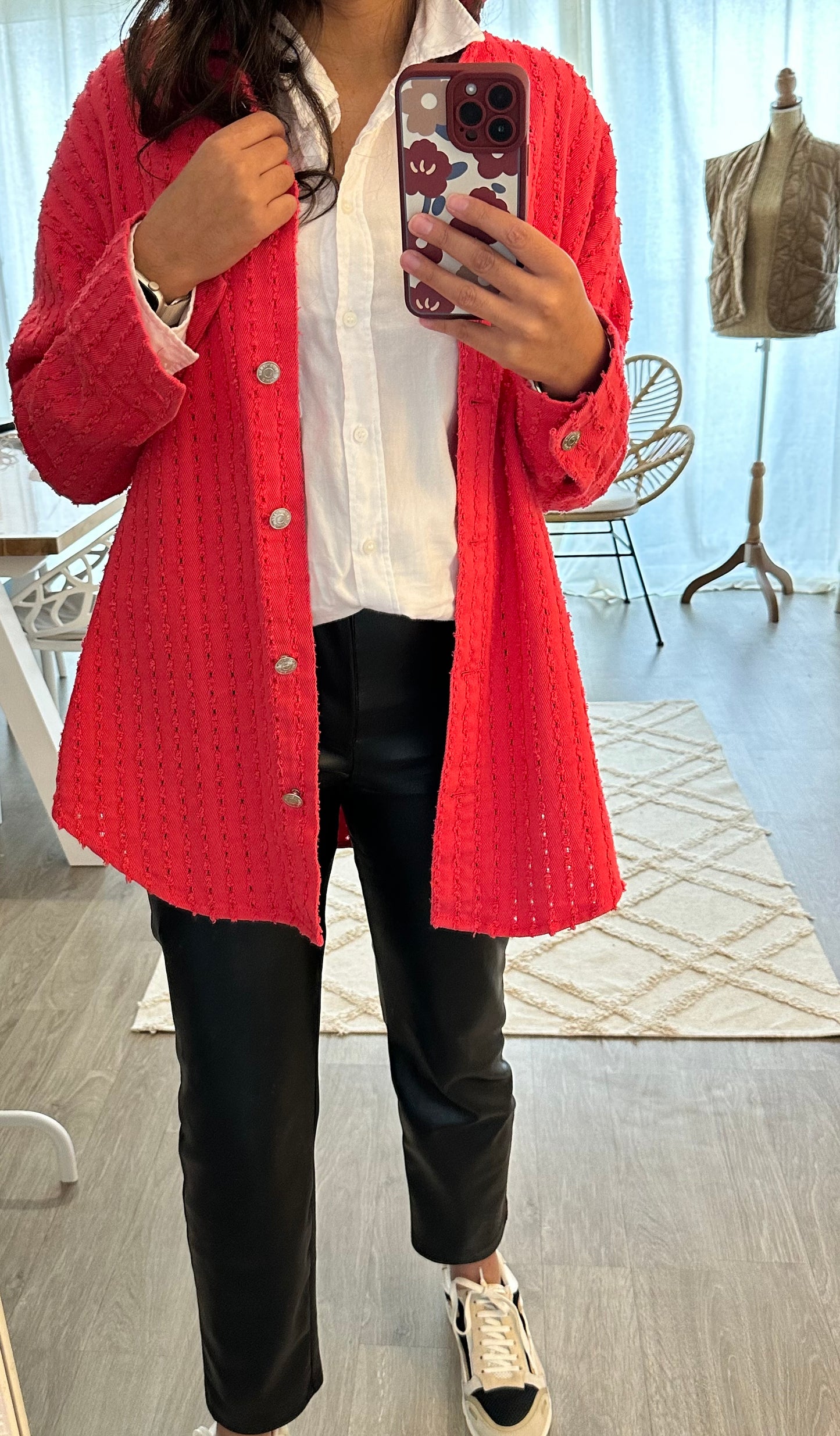 Chemise Oversize Fushia
