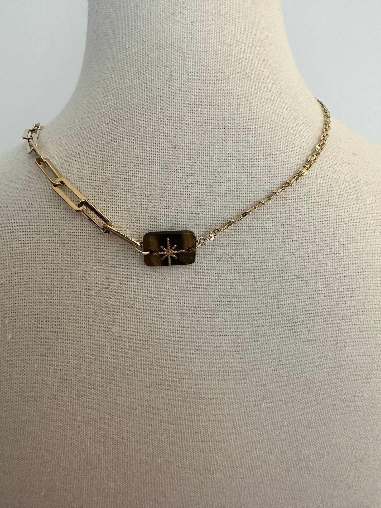 Collier Yasmin - Acier inoxydable
