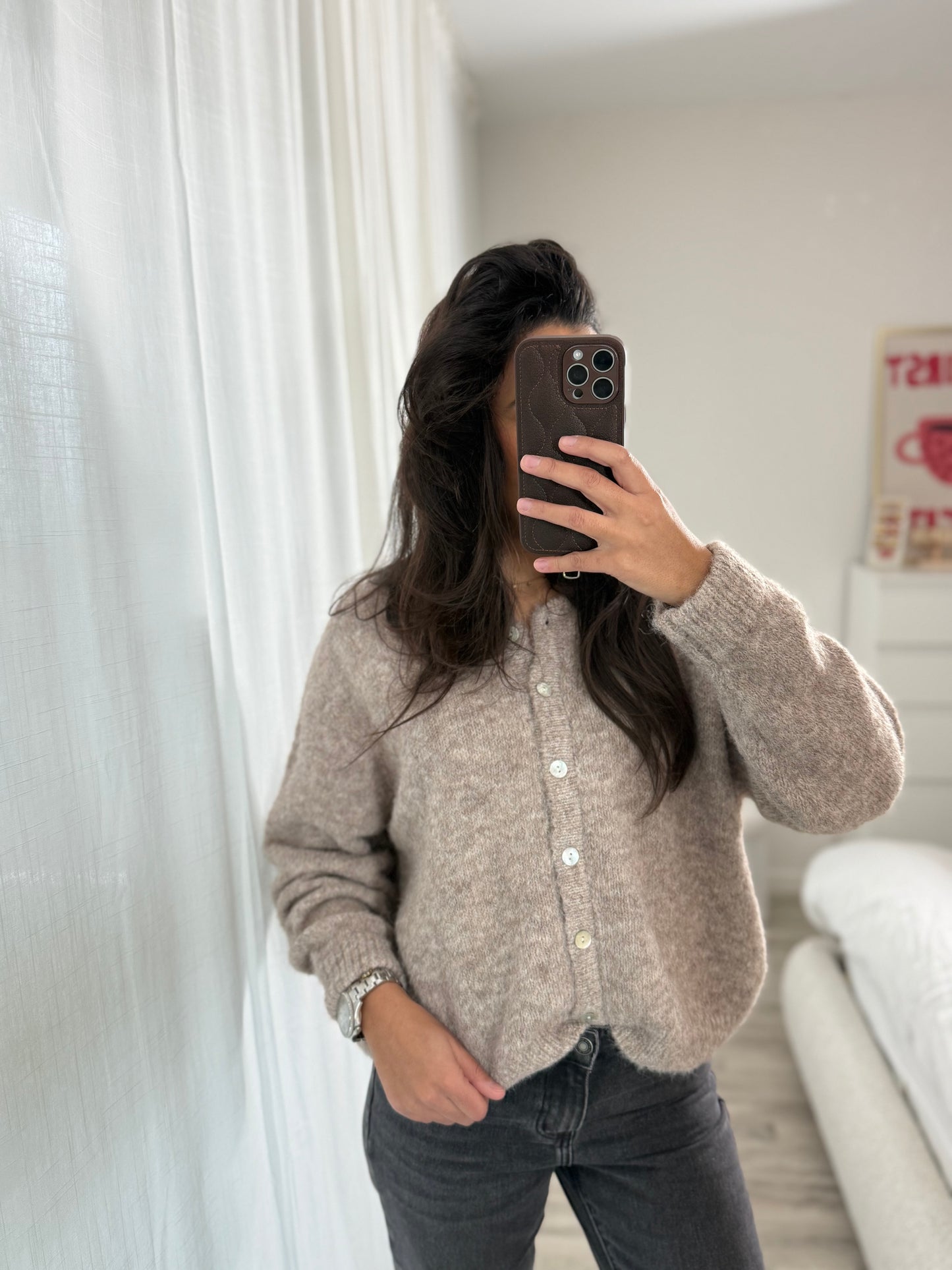 Gilet Gaston Taupe
