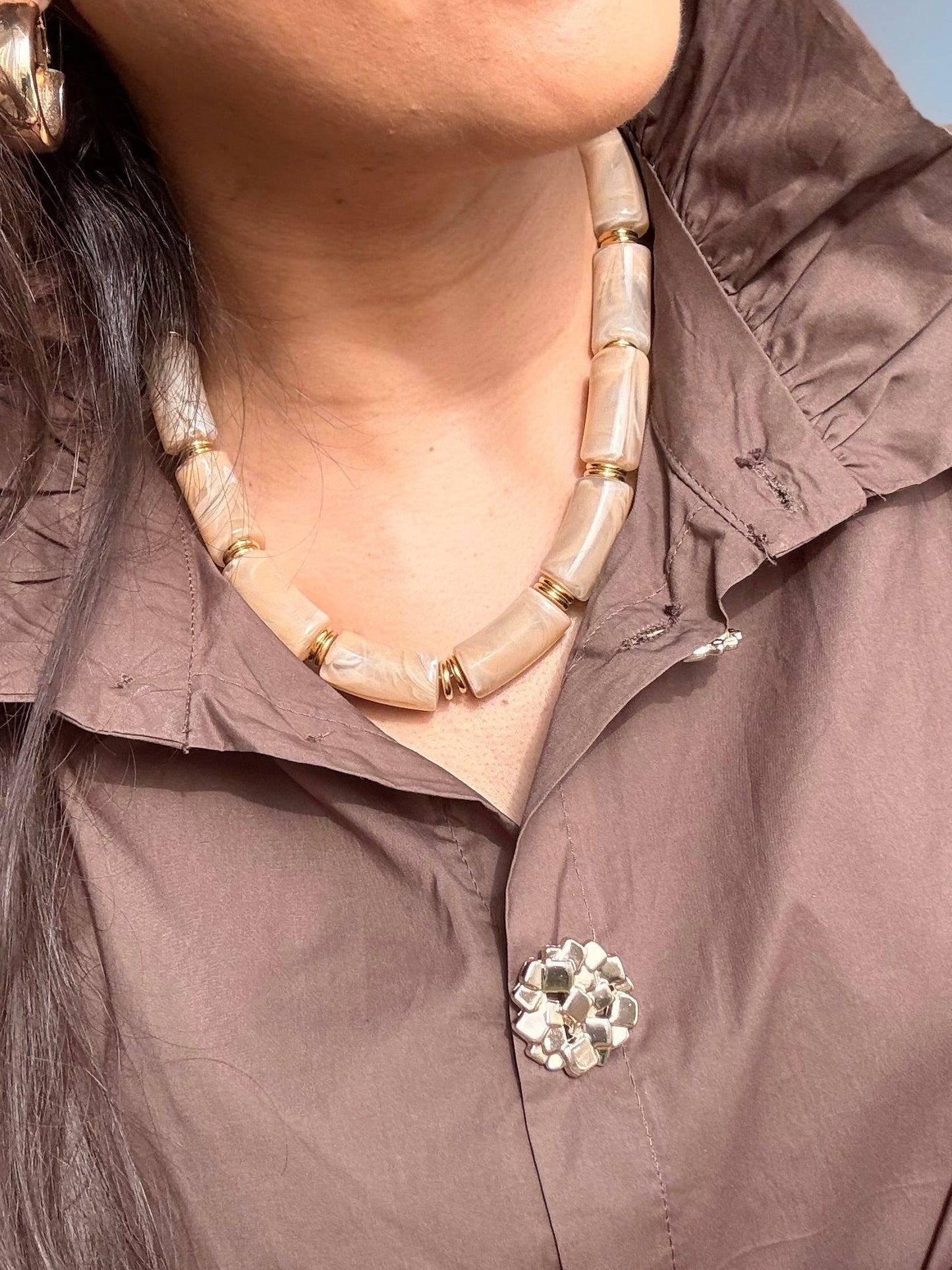 Collier Taupe