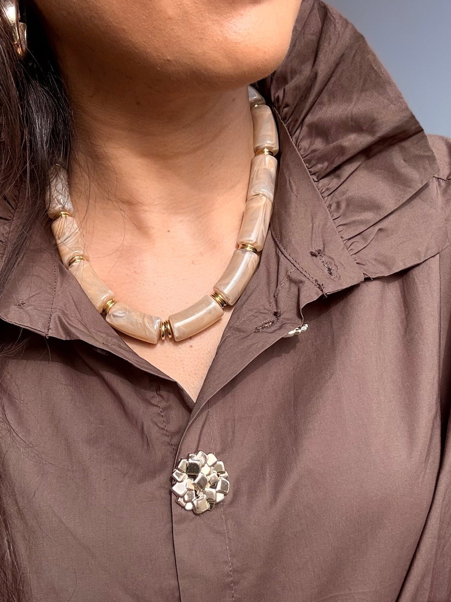 Collier Taupe