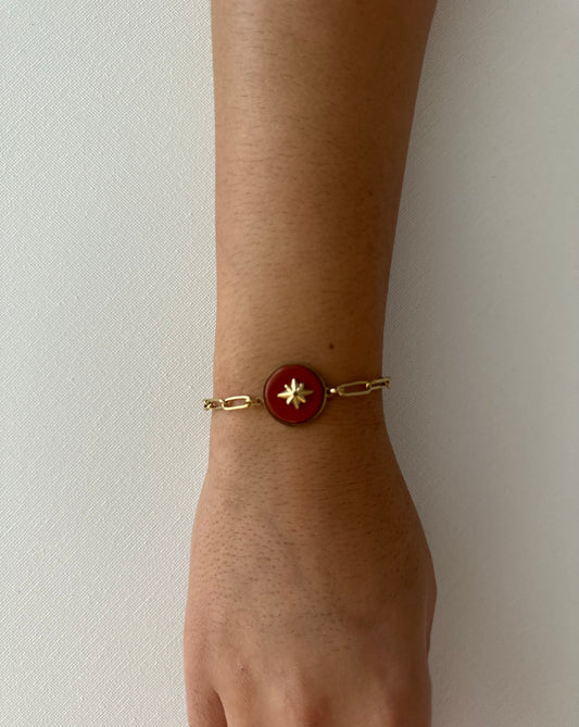 Bracelet Sana Bordeaux