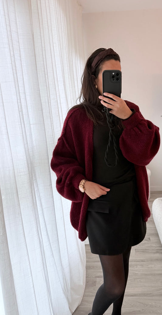 Gilet Giselle Bordeau